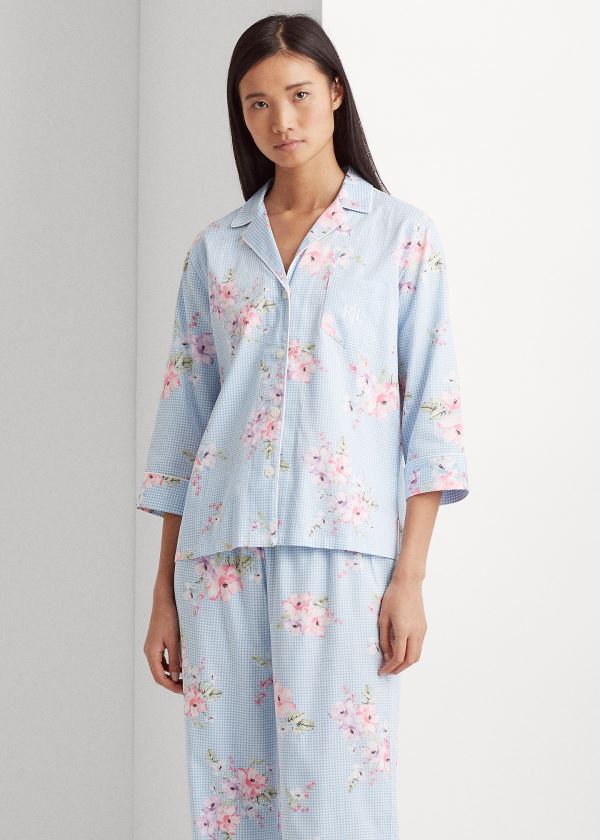 Pijamas Ralph Lauren Print Algodão-Blend Mulher 59406-KSBF